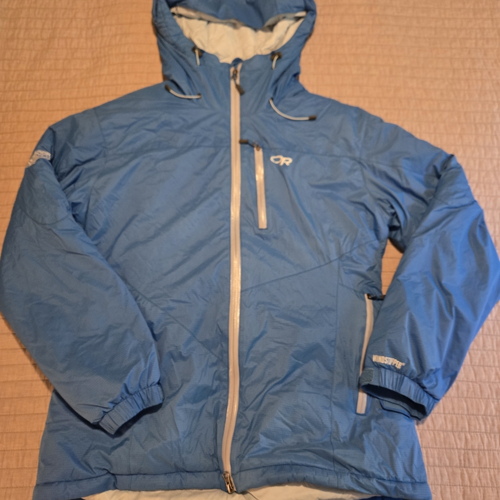 Outdoor Research Womens Blue Jacket/Puffy Size Large